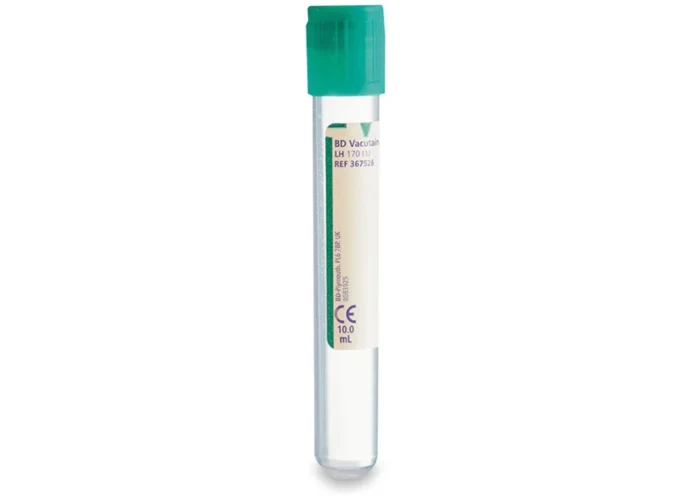 Vacutainer Lithium Heparin Grün ohne Trenngel 10ml - 100 Stück